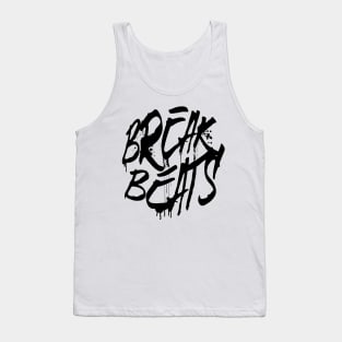 BREAKBEAT  - Spray Signature (black) Tank Top